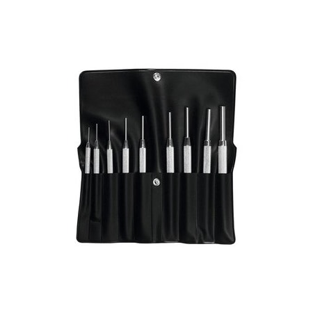 Holex Pin Punch with Guide Sleeve Set, 9 Pc 748201 9